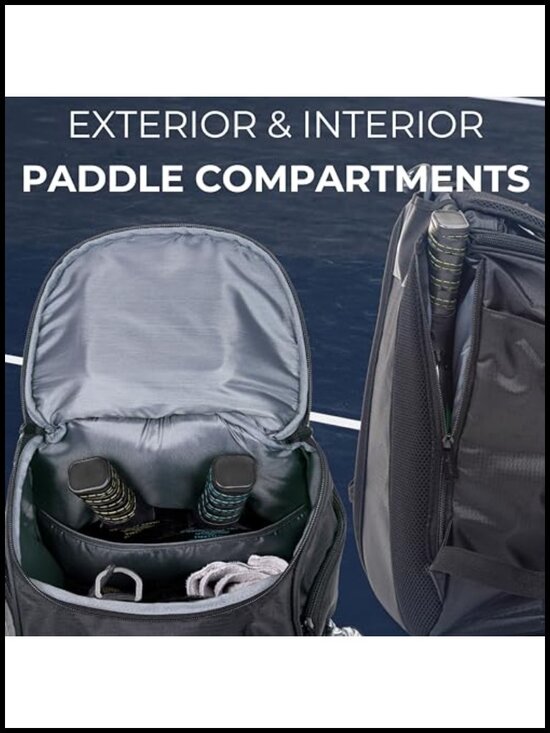 35L Pickleball Backpack with Paddle Compartment & Shoe Pocket main image 4